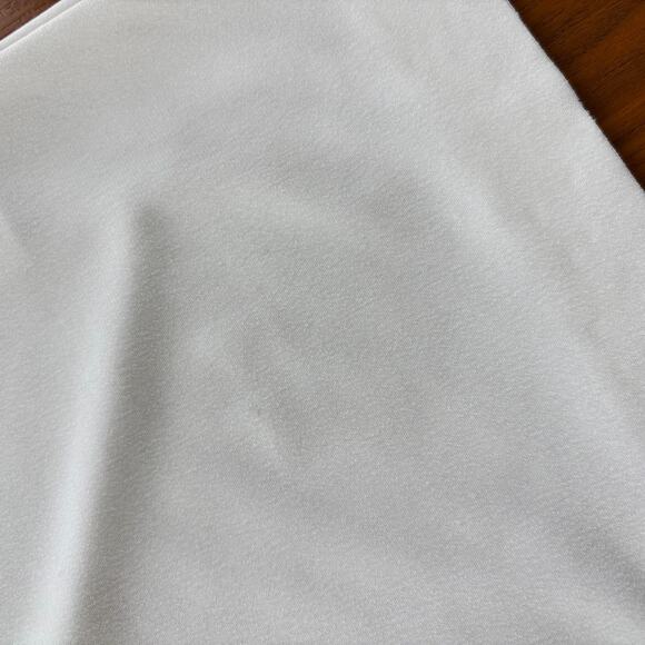 Norma Kamali Revolve Drop Shoulder Top Draped Snow White Women's Size Small / 36 - Picture 9 of 10